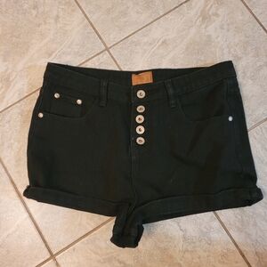 POL Black Jean Shorts for Women
